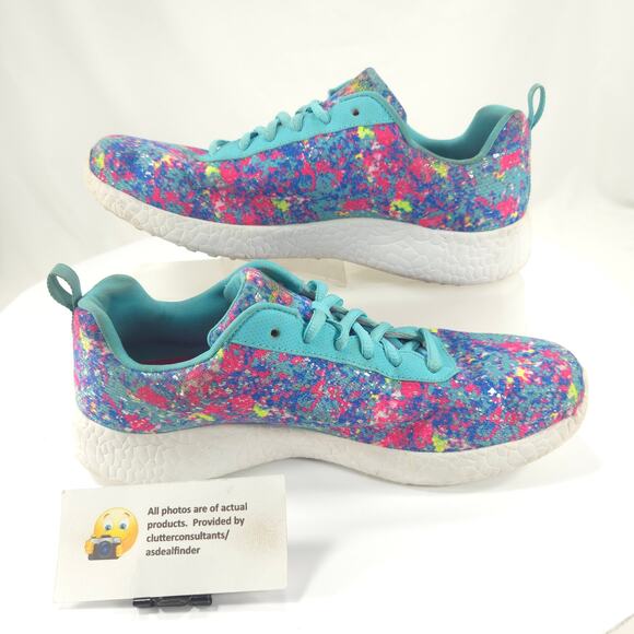 Skechers Light Weight Athletic Running Lace Up Shoe Womens Size 9 12731 Multi - Picture 4 of 9